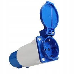 Camping adapter cee socket 16a 250v schuko