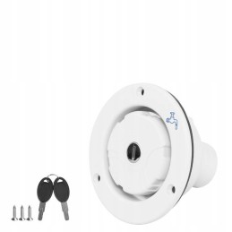 Socket, water filler cap, camper key