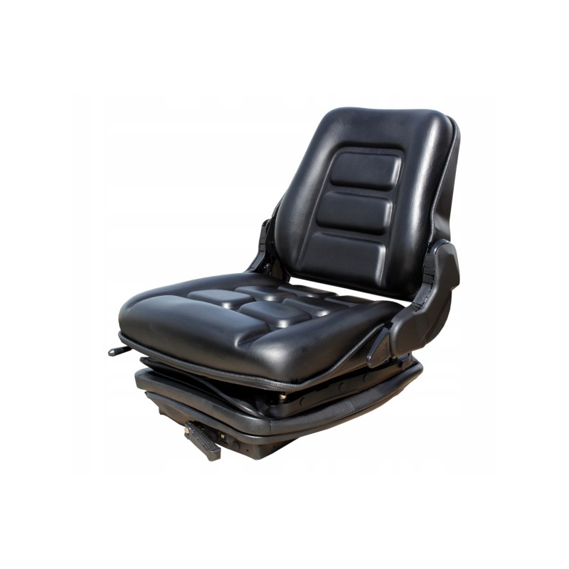 Folding seat, cushioned forklift stroller