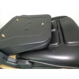 Folding seat, cushioned forklift stroller