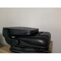 Folding seat, cushioned forklift stroller