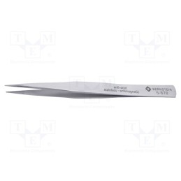 1 pcs x BERNSTEIN - 5-878 - Tweezers, 130mm, Blade tip shape: flat, universal, tips serrated