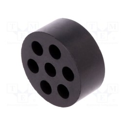 1 pcs x LAPP - 53350780 - Insert for gland, 8mm, M50, IP54, NBR rubber, Holes no: 7
