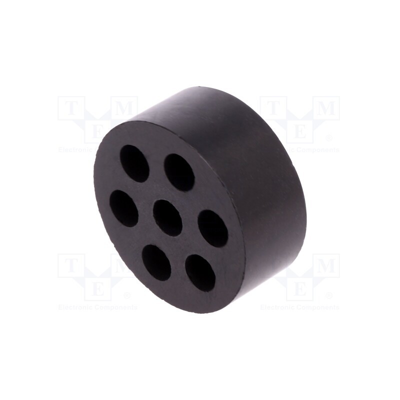 1 pcs x LAPP - 53350780 - Insert for gland, 8mm, M50, IP54, NBR rubber, Holes no: 7