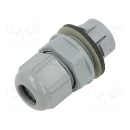 1 pcs x LAPP - 53112879 - Cable gland, IP68, polyamide, dark grey, push-in