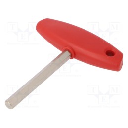 1 pcs x WIHA - 933 - Wrench, hex key, HEX 10mm, Overall len: 138mm, Kind of handle: T