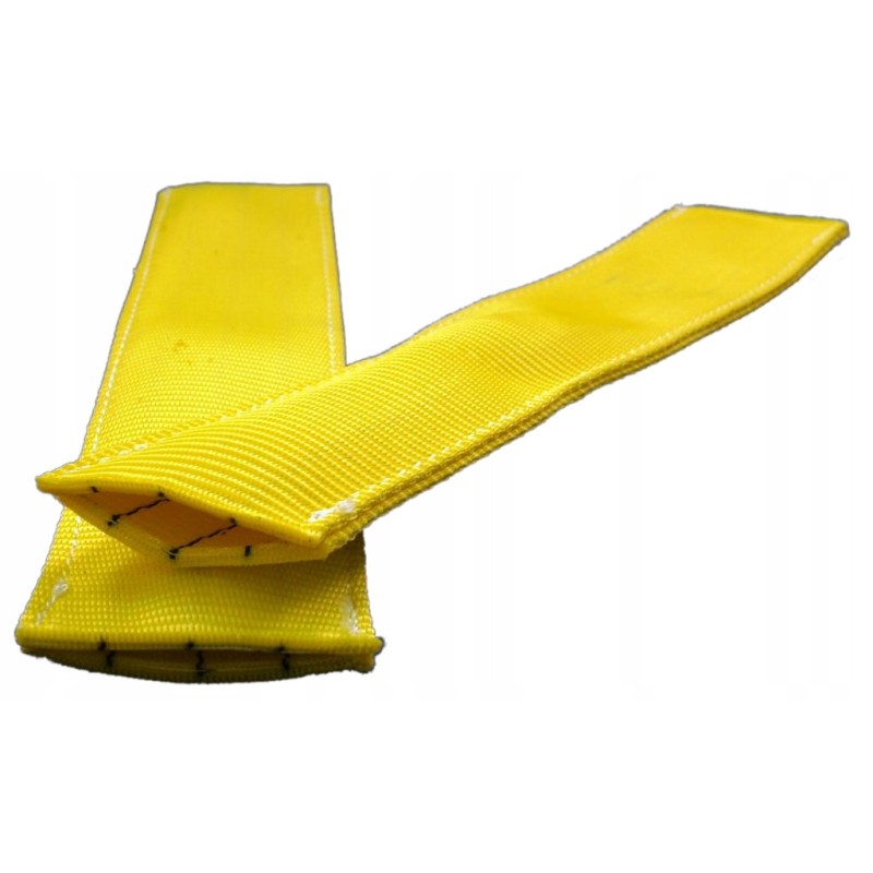 Belt protector, belt cover, slings, yellow, 100 cm