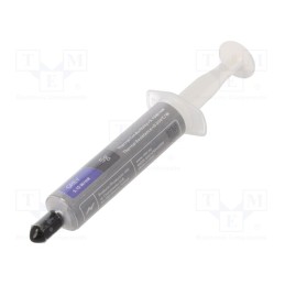 1 pcs x QOLTEC - 51656 - Heat transfer paste, grey, 5.15W/mK, max.0.004°C/W, 5g