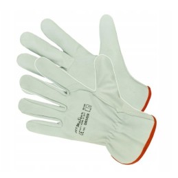 Driver leather work gloves, size 9