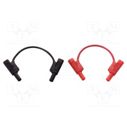 1 pcs x GW INSTEK - GTL-202 - Test lead, Len: 0.2m, red and black, PSM-2010,PSM-3004,PSM-6003