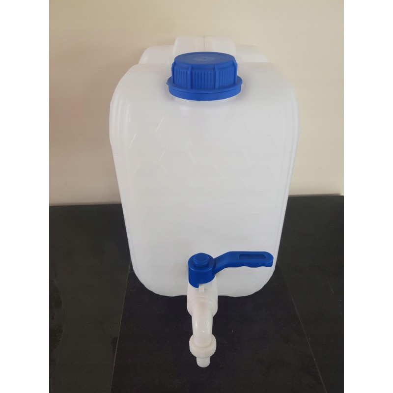 Water tank, 10l, plastic tap
