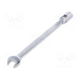 1 pcs x KING TONY - 1020-12 - Wrench, combination swivel head socket,with joint, L: 190mm
