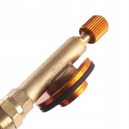 Adapter for filling the cylinder with a plastic pipe