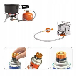 Adapter for filling the cylinder with a plastic pipe