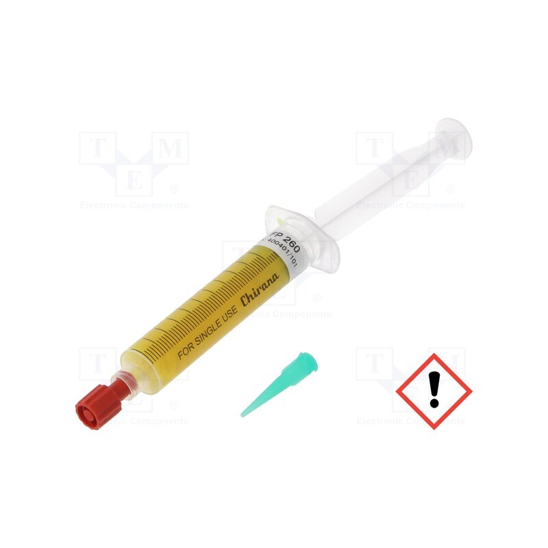 1 pcs x BROQUETAS - BRFP-260-10 - Flux: rosin-free, halide-free,REL0,synthetic, paste, syringe
