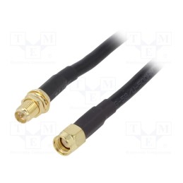 1 pcs x ONTECK - SMA-M/F-OTK1 - Cable, 50Ω, 1m, RP-SMA male,RP-SMA female, black, straight