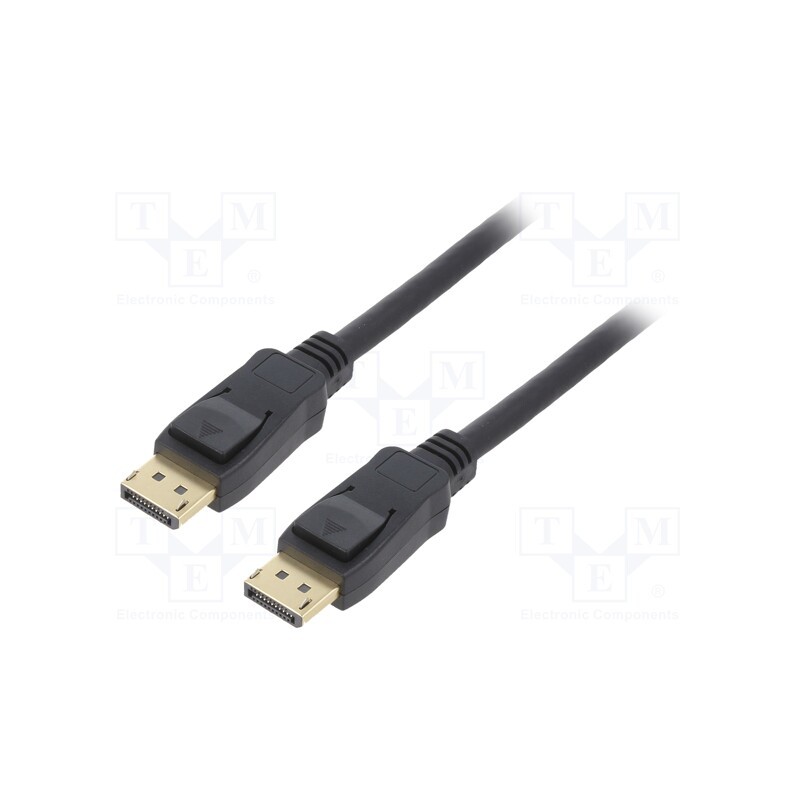 1 pcs x Goobay - 58541 - Cable, DisplayPort 1.4,HDCP 2.2, DisplayPort plug,both sides