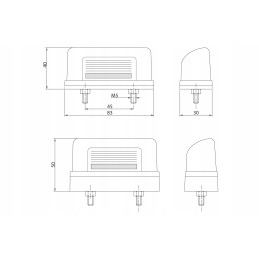 Fristom license plate illumination