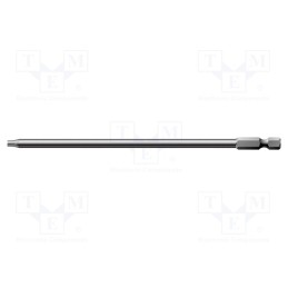 1 pcs x WERA - 5060199001 - Screwdriver bit, Torx®, TX25, Overall len: 152mm
