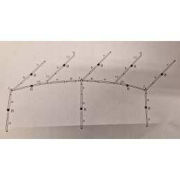 Frame of the vestibule full of dorema octavia 16 19 aluminum