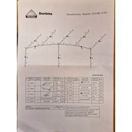 Frame of the vestibule full of dorema octavia 16 19 aluminum