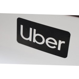 Uber sign, uber taxi sticker
