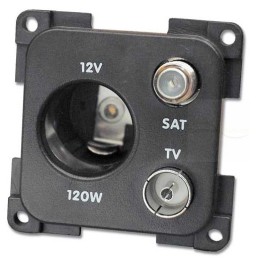 Internal electrical socket 12v for satellite TV