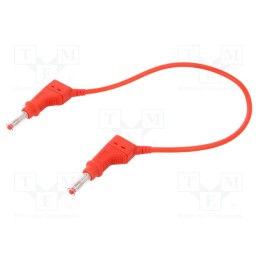 1 pcs x STu00c4UBLI - 66.9407-02522 - Connection cable, 32A, banana plug 4mm,both sides, Len: 0.25m