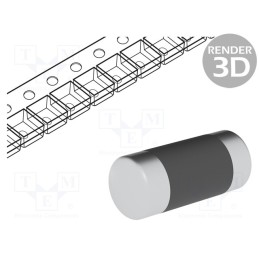 25 pcs x ROYAL OHM - M24S4FF1003T30 - Resistor: metal film, SMD, 0204 MiniMELF, 100kΩ, 0.25W, ±1%