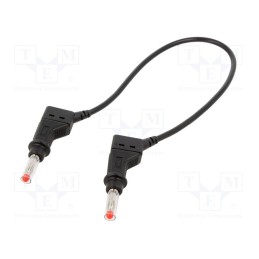 1 pcs x STu00c4UBLI - 66.9407-02521 - Connection cable, 32A, banana plug 4mm,both sides, Len: 0.25m