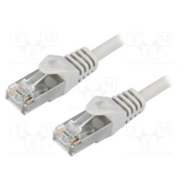 1 pcs x LOGILINK - CP1072S - Patch cord, F/UTP, 5e, stranded, CCA, PVC, grey, 5m, 26AWG, shielded