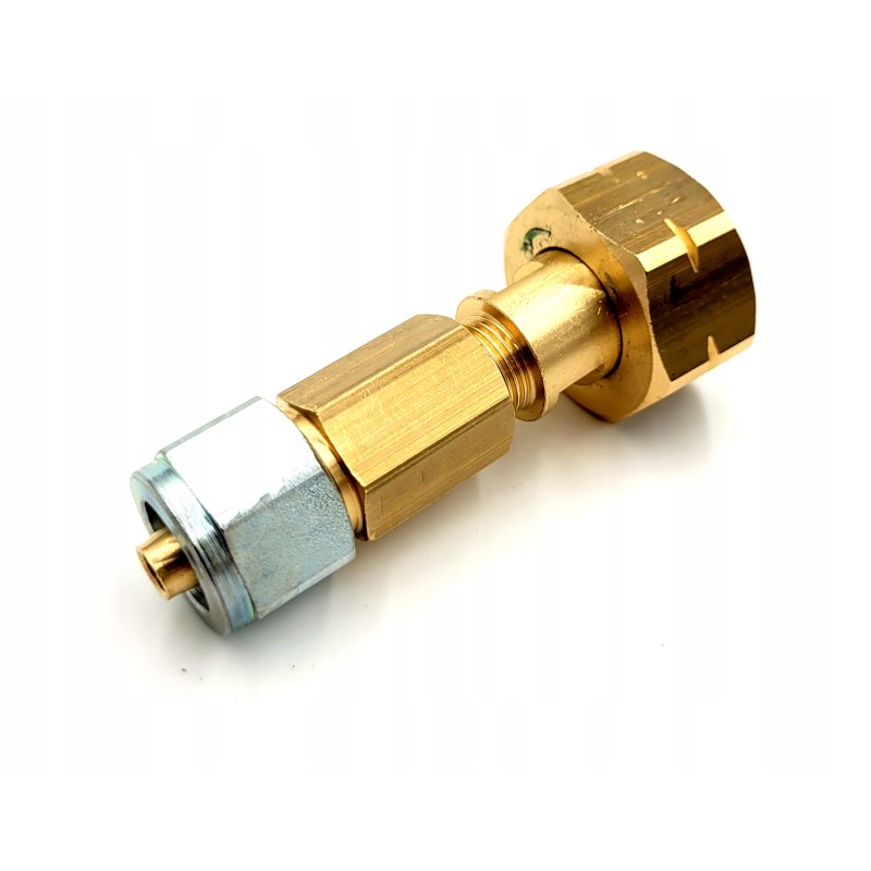 Refueling nozzle of the 11kg cylinder for a flexible PVC hose, 8mm cylinder cap
