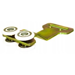 Roof trolley, tarpaulin roll, double tandem semi-trailer