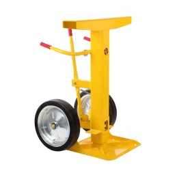 Support for a truck semi-trailer and securing the loading