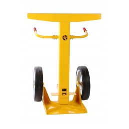 Support for a truck semi-trailer and securing the loading