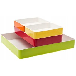 Gimex rainbow salad bowl tray 27 5x17 5x4 5cm