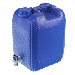 Water tank with tap, 10l, blue