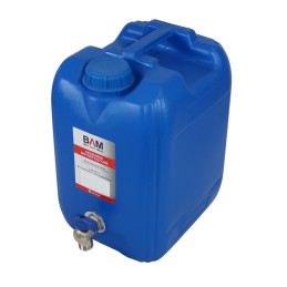 Water tank with tap, 10l, blue
