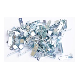 Overboard hook, rubber line, overboard gripper, elastic line, 100 pcs