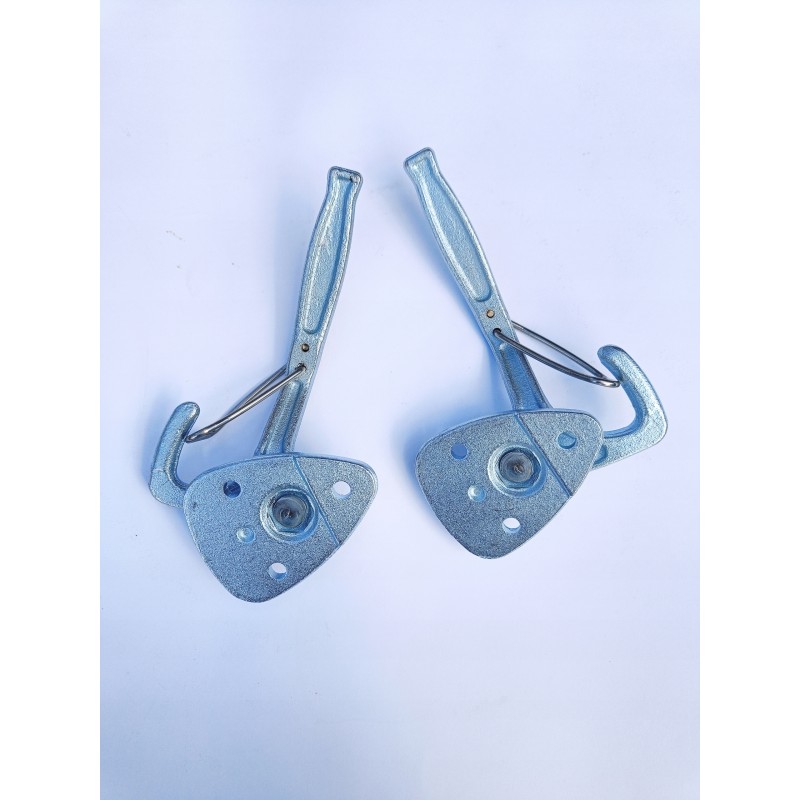 Trailer side lock 153mm, set, LP, galvanized