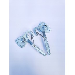 Trailer side lock 153mm, set, LP, galvanized