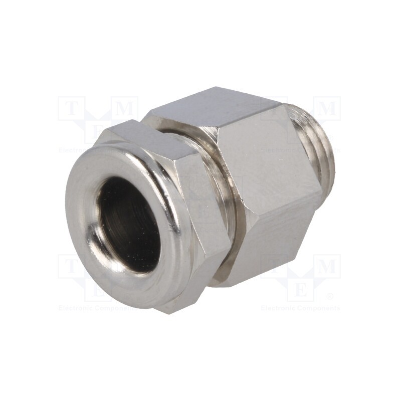1 pcs x LAPP - 52001895 - Cable gland, M10, 1, IP68, brass, Body plating: nickel