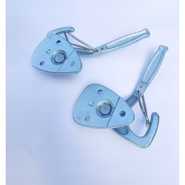 Trailer side lock 153mm, set, LP, galvanized