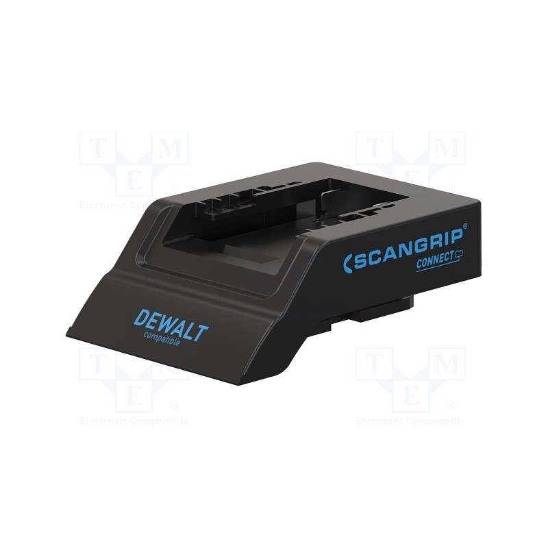 1 pcs x SCANGRIP - DEWALT CONNECTOR - Adapter, Application: rechargeable battery,DEWALT