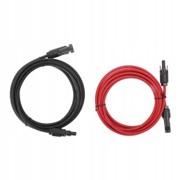 PV cable for solar panel, black and red