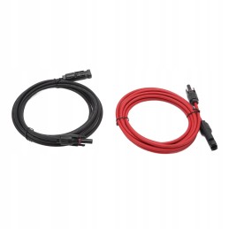 PV cable for solar panel, black and red