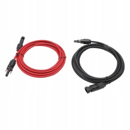 PV cable for solar panel, black and red