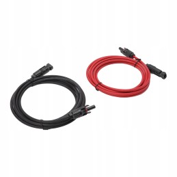 PV cable for solar panel, black and red