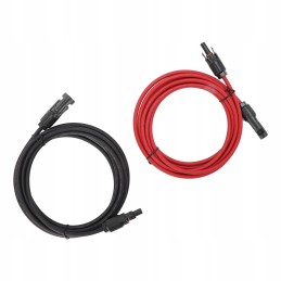 PV cable for solar panel, black and red