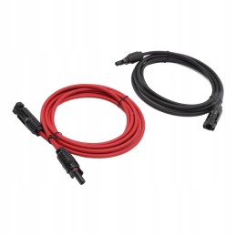 PV cable for solar panel, black and red